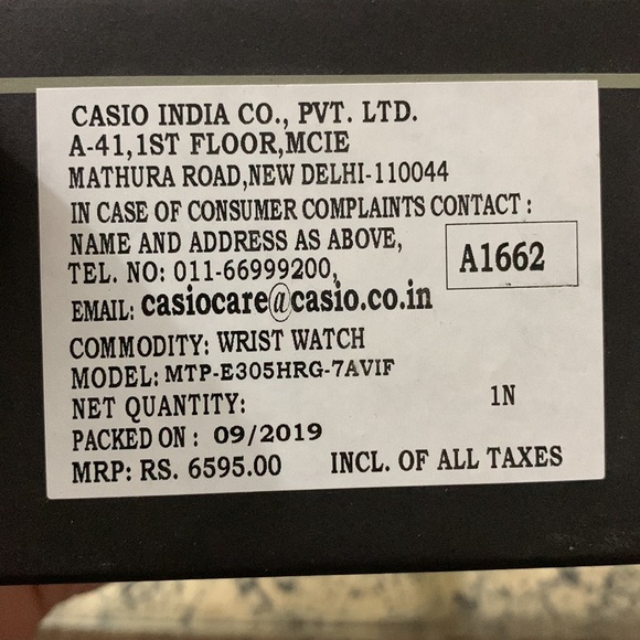 CASIO Enticer Multi Dial Men's Watch - Picture 4 of 5